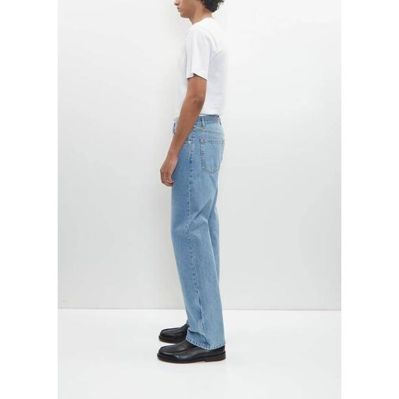 Dries Van Noten Mens Panthero Pants Jeans in Light Blue 33 - Picture 3 of 4